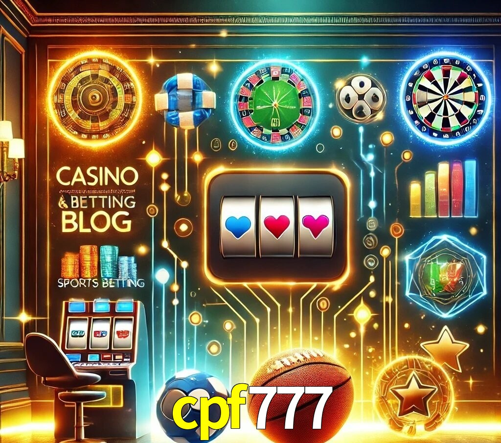 Blog do cpf777 com dicas e estratégias para apostas e jogos